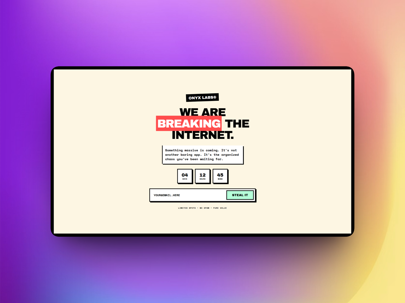 ONYX - Launch Kit Bundle (HTML + Tailwind) - Image 2