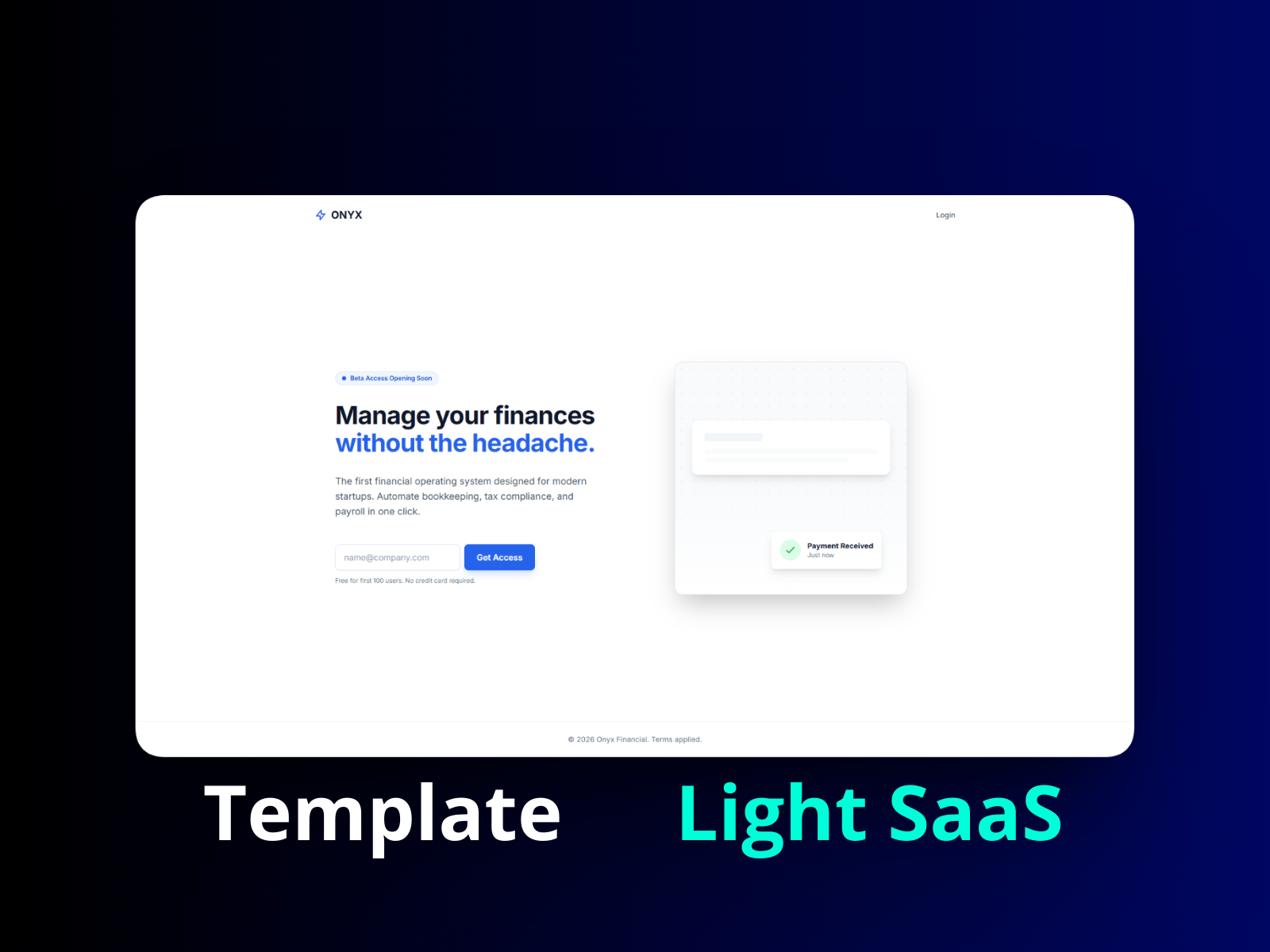 ONYX - Launch Kit Bundle (HTML + Tailwind) - Image 6