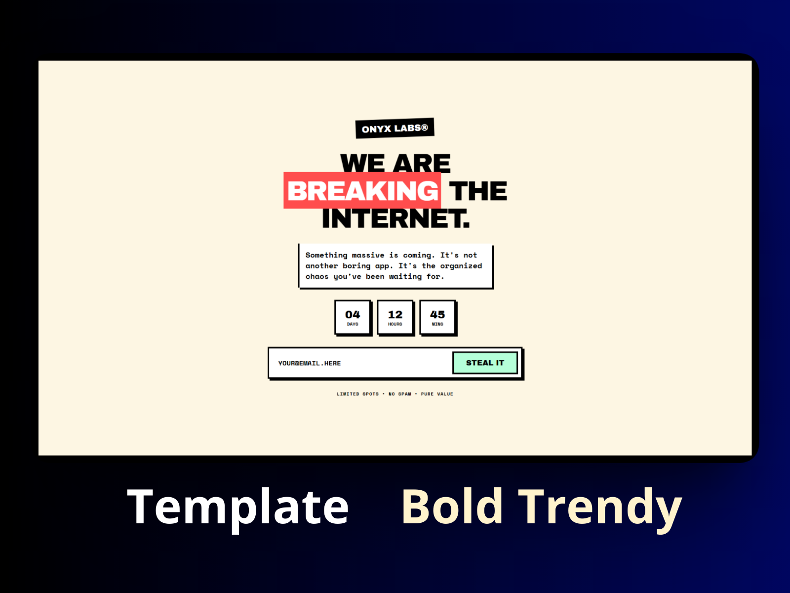ONYX - Launch Kit Bundle (HTML + Tailwind) - Image 7
